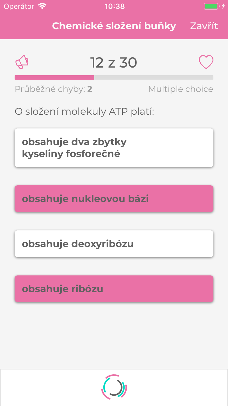 Aplikace Cerebro, test